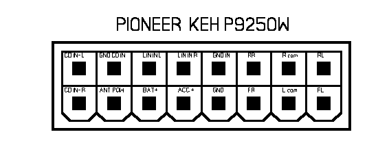 Распиновка pioneer